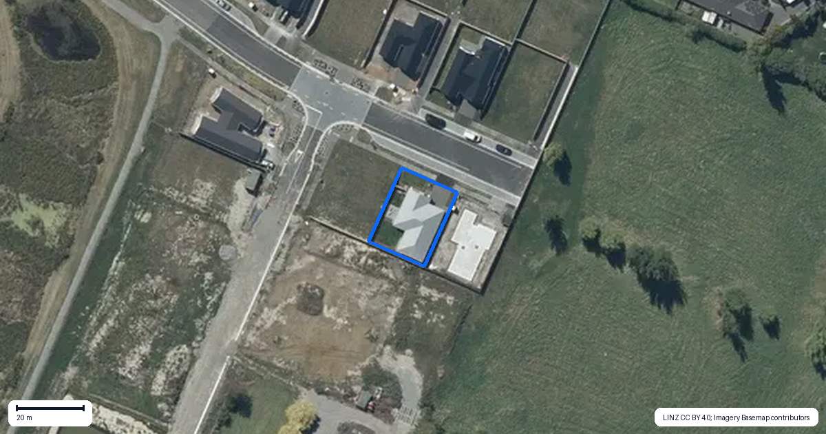 Property context map for 104 Skibbereen Drive, Halswell, Christchurch