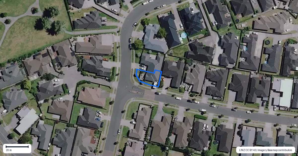 Property context map for 1 Sirius Crescent, Rototuna North, Hamilton