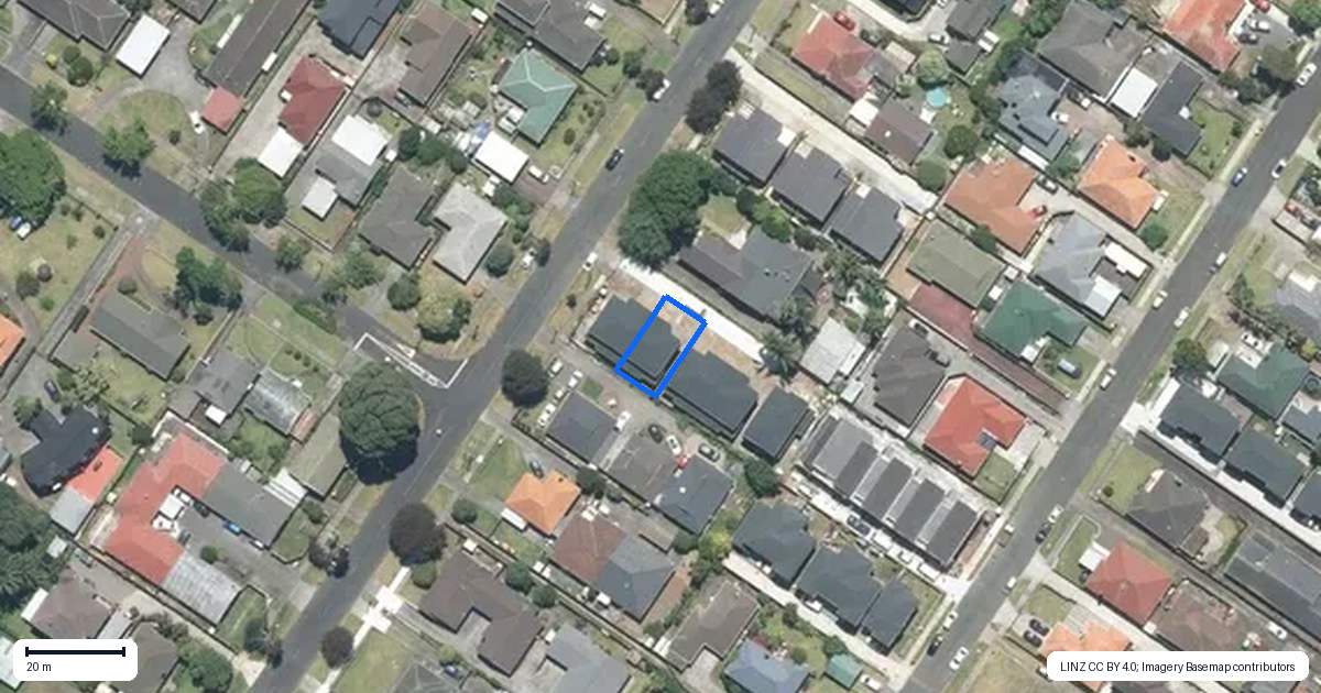 Property context map for 37B Central Avenue, Papatoetoe, Auckland