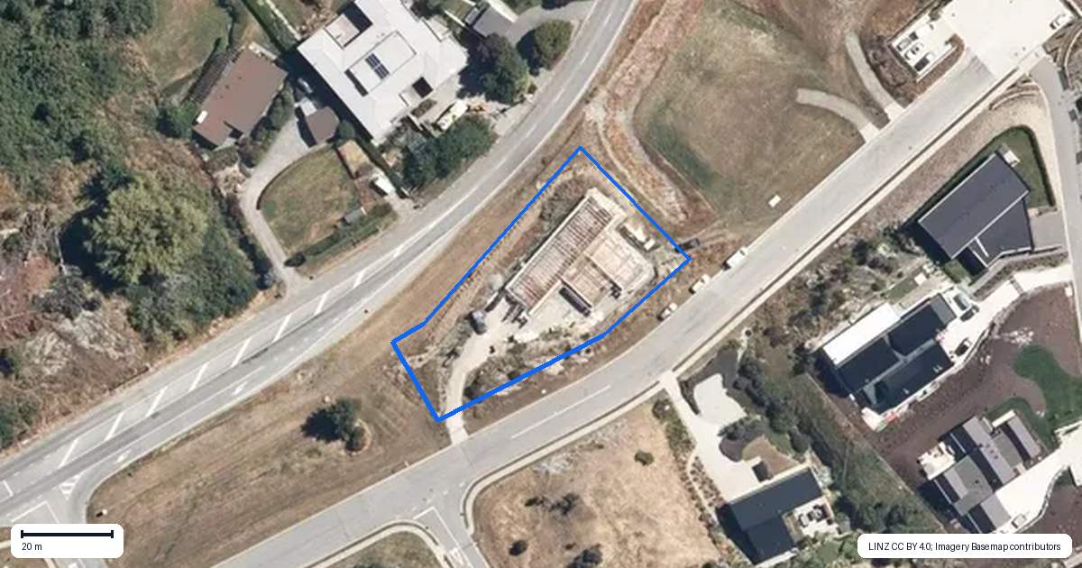 Property context map for 3 Spring Hill Road, Kelvin Heights, Queenstown