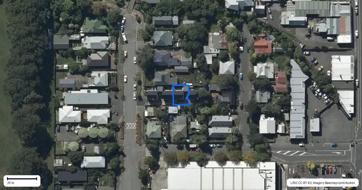 Property context map for 18C Forbes Street, Sydenham, Christchurch