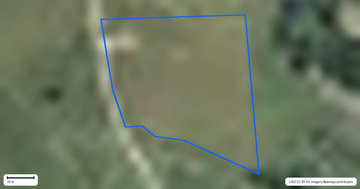 Property context map for 57C Kent Crescent, Waihi