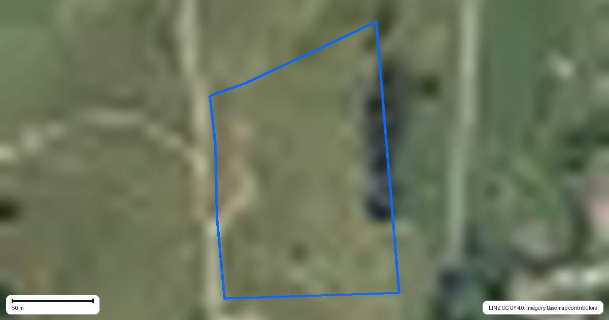 Property context map for 57D Kent Crescent, Waihi