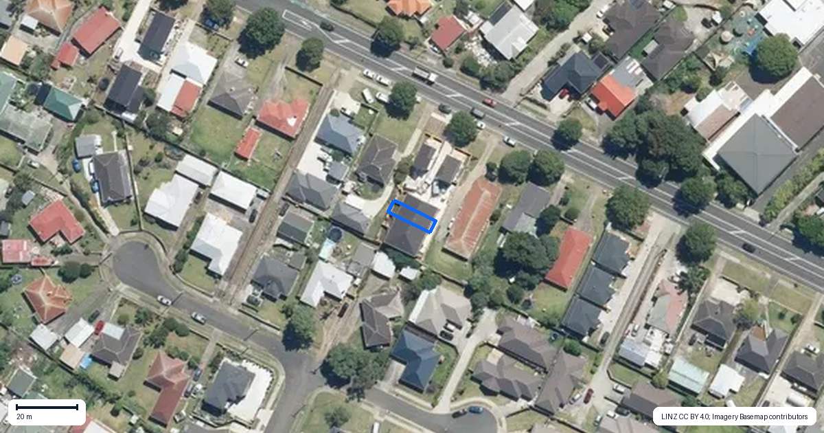 Property context map for 198D Buckland Road, Mangere East, Auckland