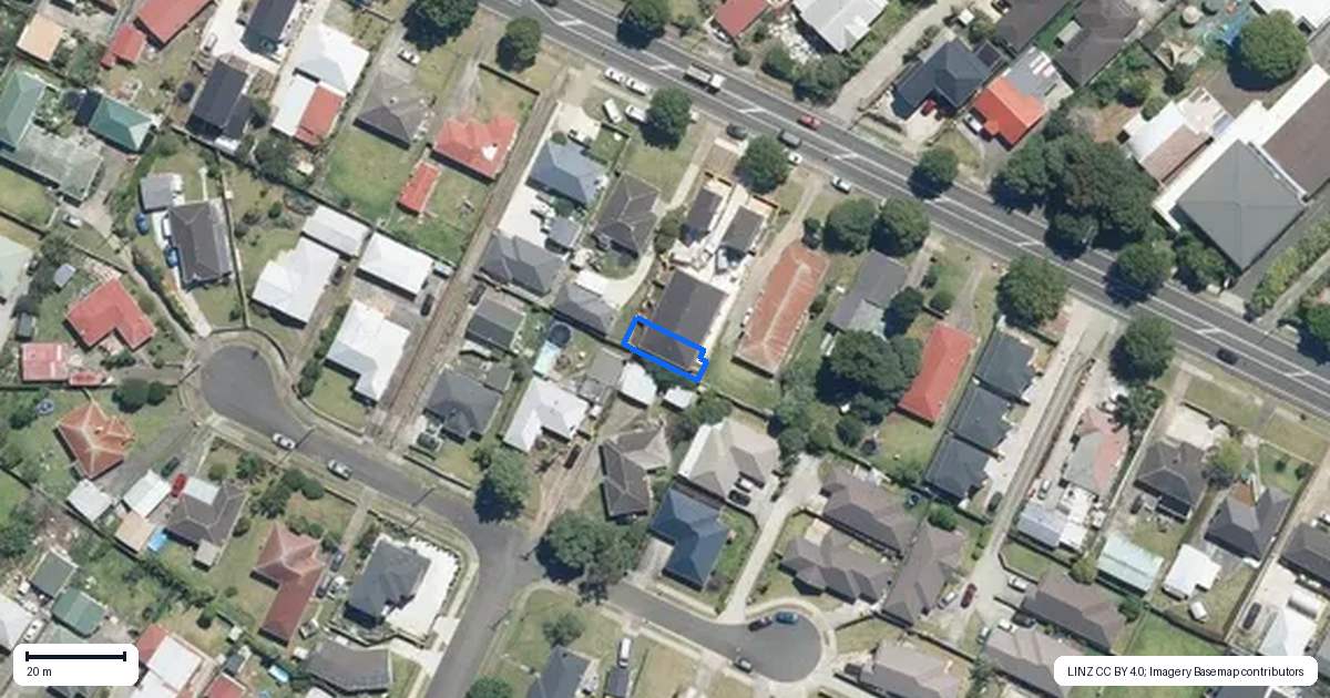 Property context map for 198F Buckland Road, Mangere East, Auckland