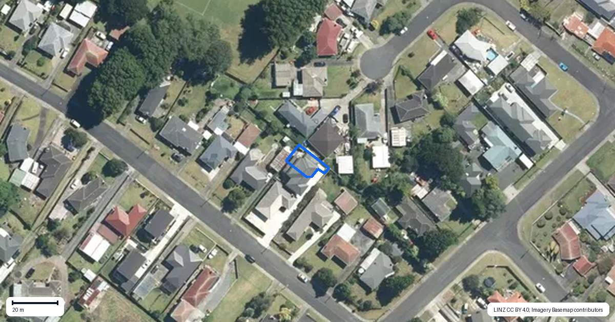 Property context map for 51B Hallberry Road, Mangere East, Auckland