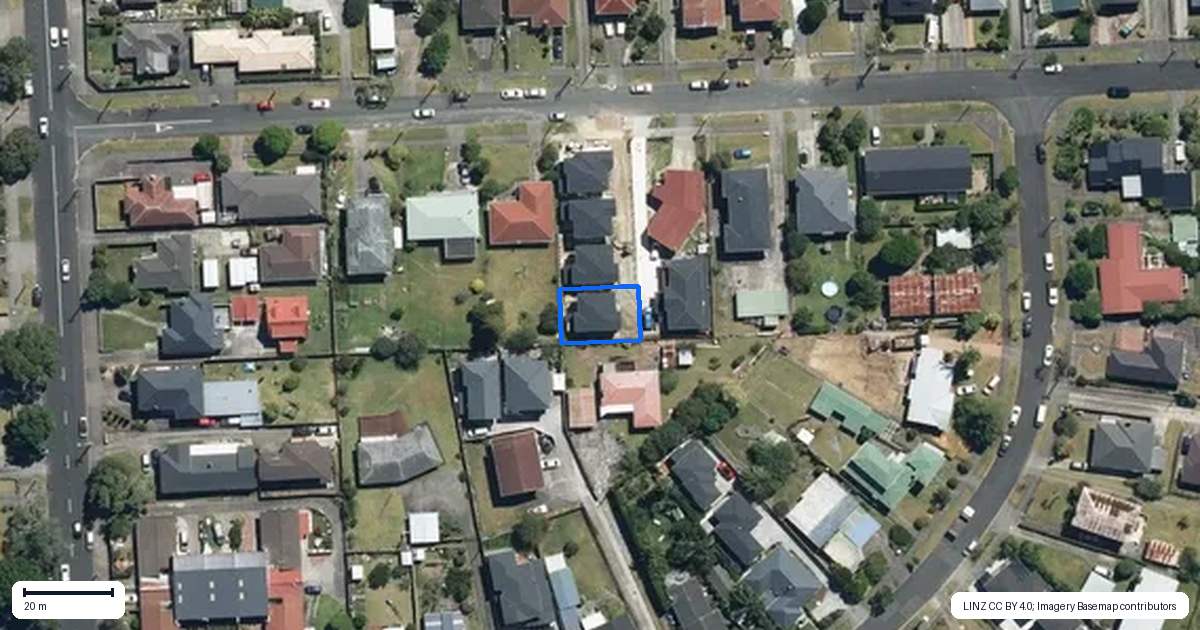 Property context map for 9D MacLaurin Street, Blockhouse Bay, Auckland