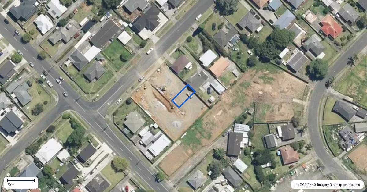 Property context map for 4/48 Allen Street, Mangere East, Auckland