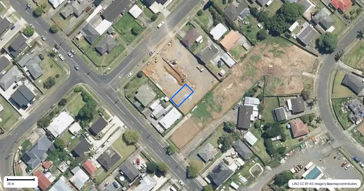 Property context map for 5/50 Allen Street, Mangere East, Auckland