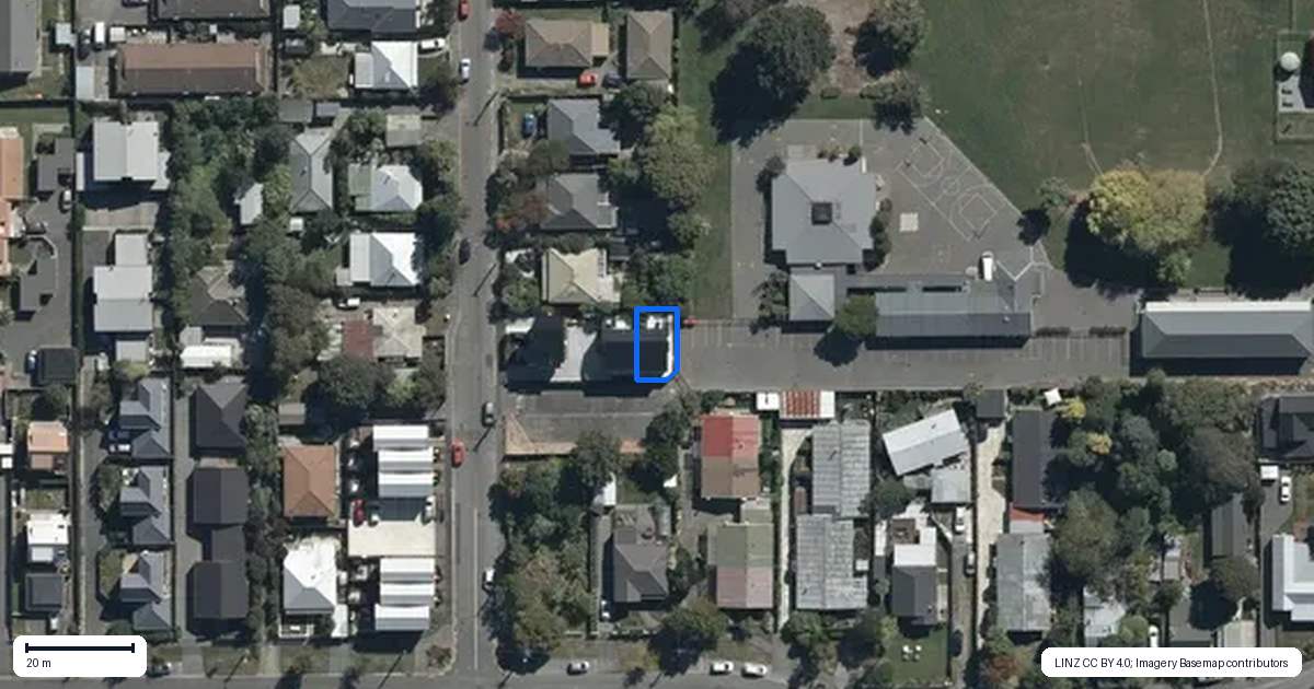Property context map for 3/10 Perth Street, Richmond, Christchurch