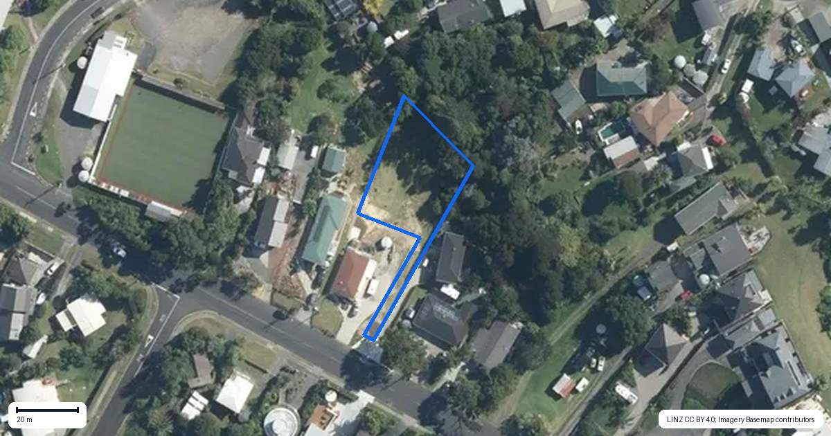 Property context map for 168A Maraetai Drive, Maraetai, Auckland