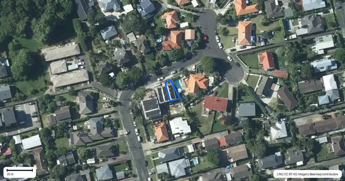 Property context map for 7/12 Fraser Road, Narrow Neck, Auckland