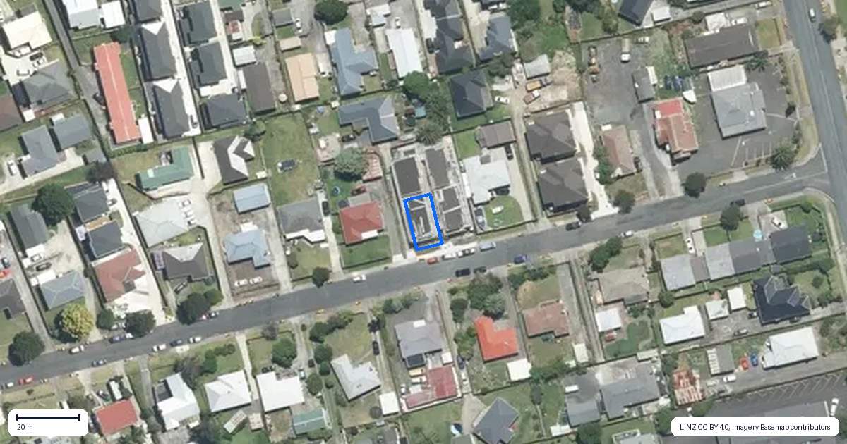 Property context map for 26A Clark Street, Manurewa, Auckland