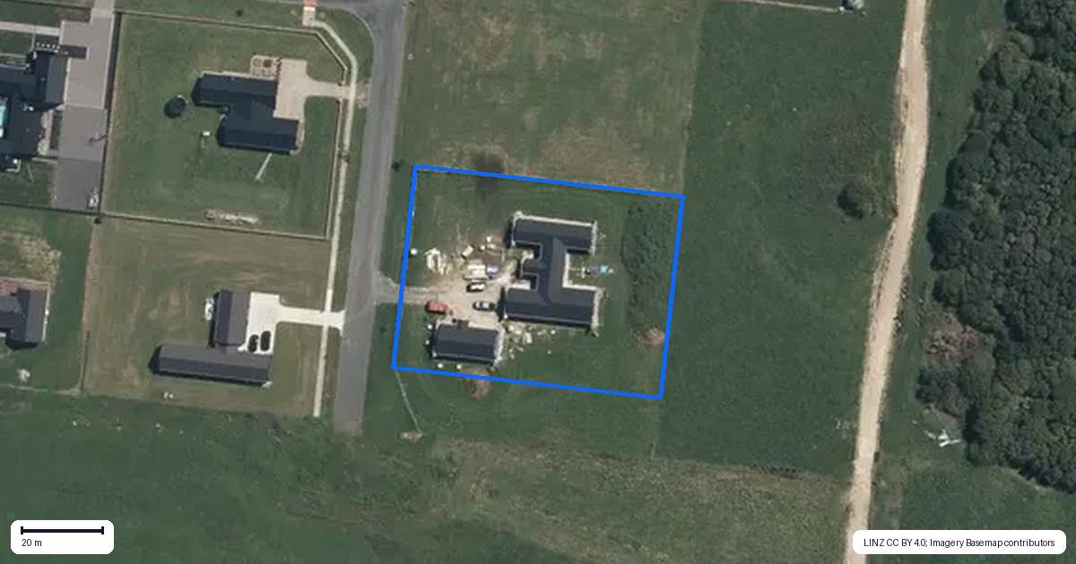 Property context map for 615 Inglefield Street, Pirongia