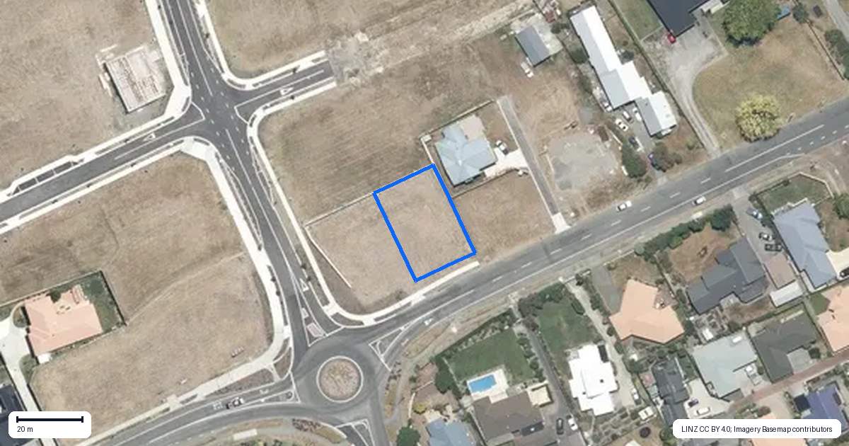 Property context map for 97 Brookvale Road, Havelock North