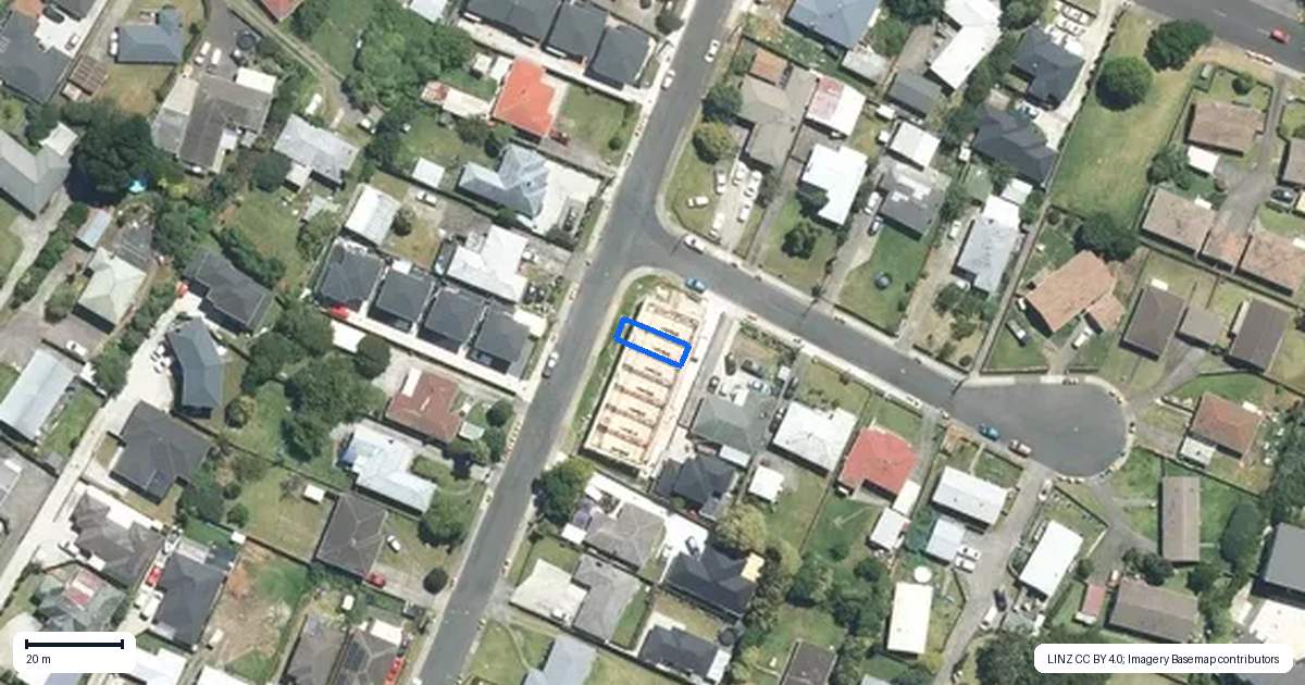 Property context map for 2/1 Balfour Road, Manurewa, Auckland