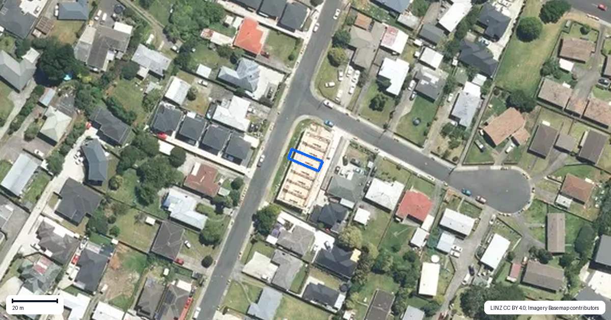 Property context map for 3/1 Balfour Road, Manurewa, Auckland
