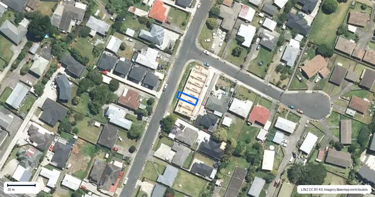 Property context map for 5/1 Balfour Road, Manurewa, Auckland