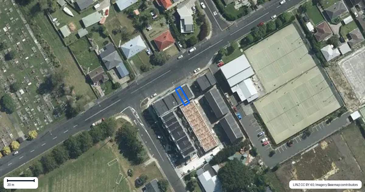Property context map for 6/133 Bayswater Avenue, Bayswater, Auckland