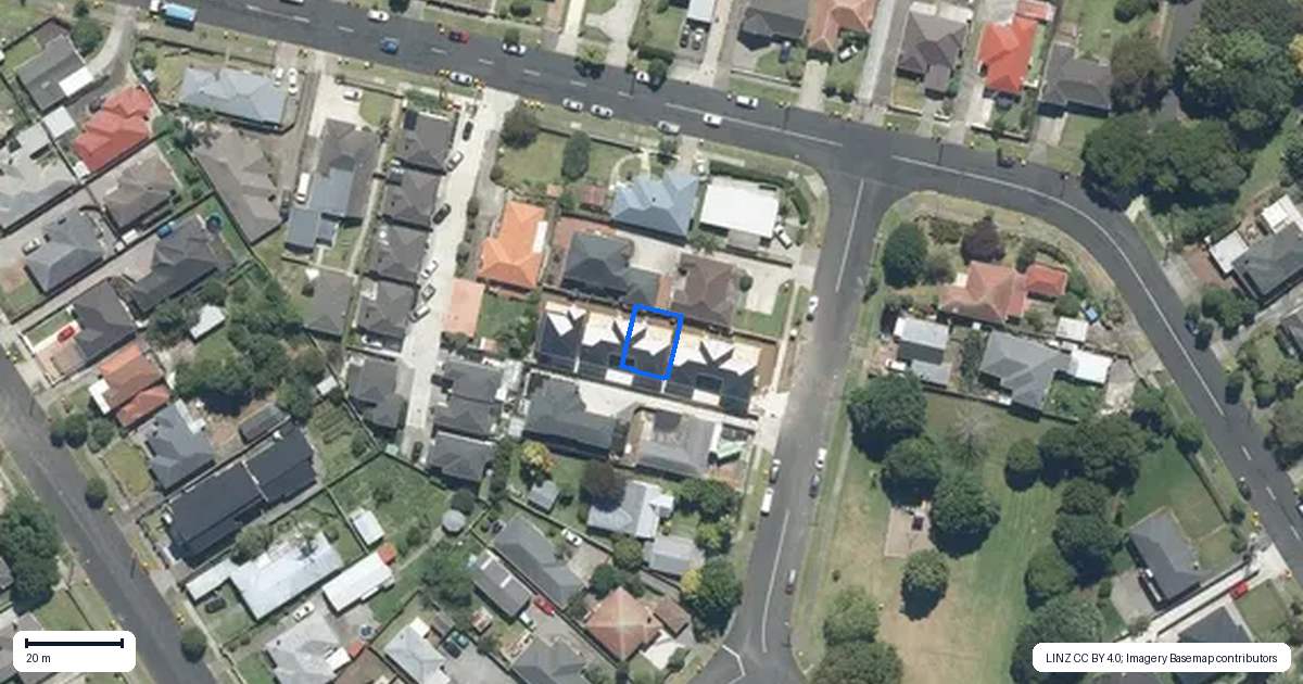 Property context map for 26C Maxwell Avenue, Papatoetoe, Auckland