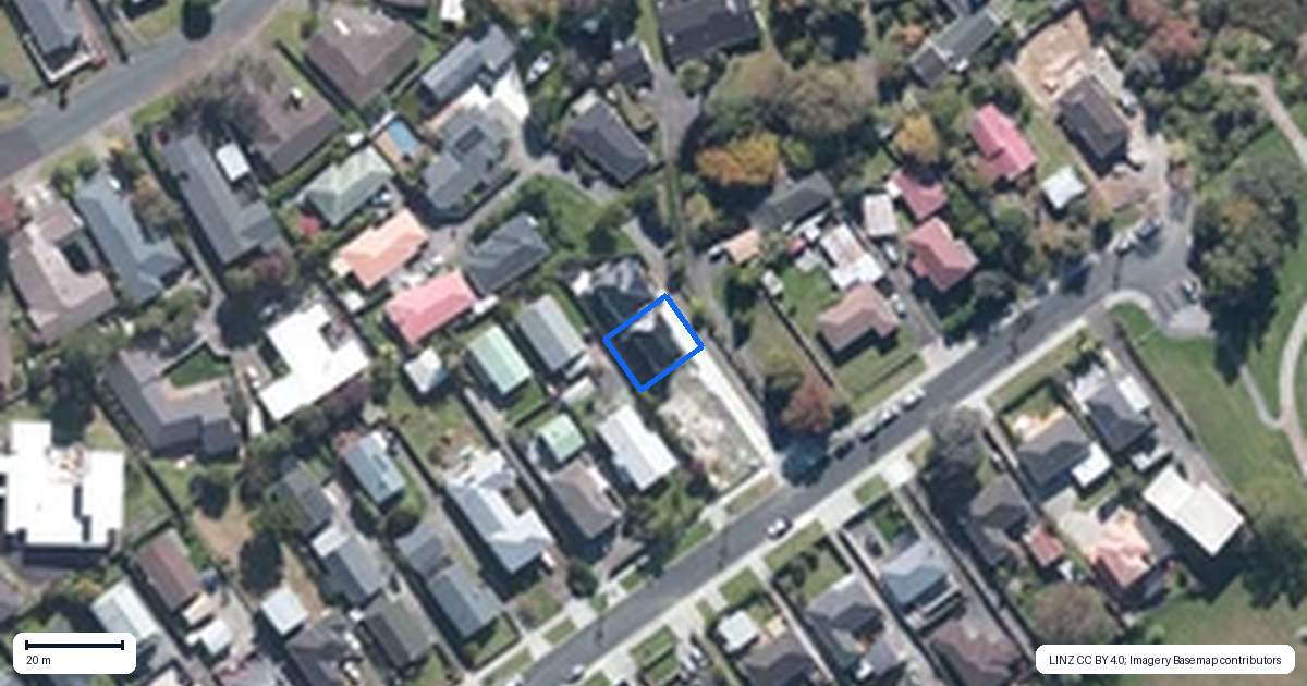 Property context map for 96A Roberts Road, Te Atatu South, Auckland