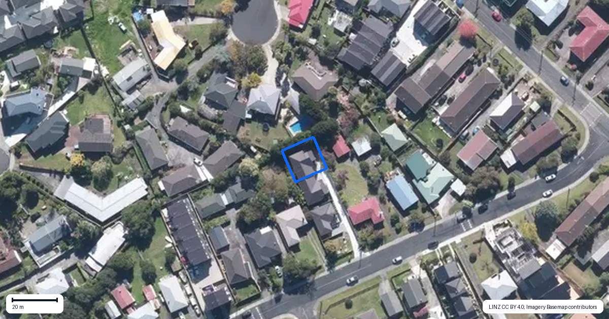 Property context map for 54D Vera Road, Te Atatu South, Auckland