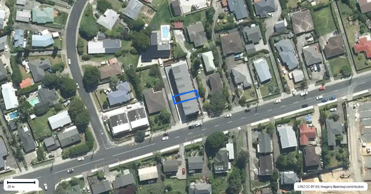 Property context map for 3/64 Pupuke Road, Hillcrest, Auckland