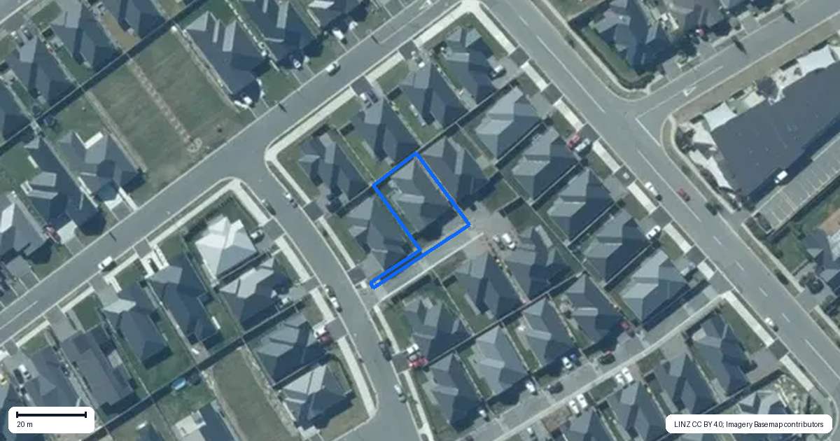 Property context map for 3 Warwick Lane, Rolleston