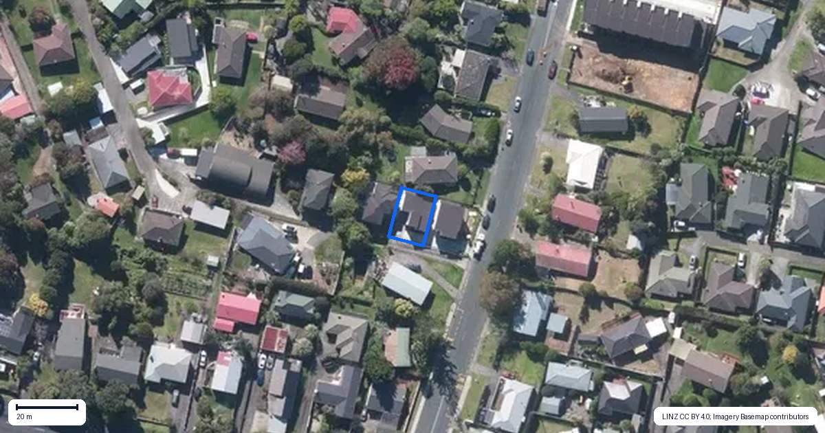 Property context map for 7B Hewlett Road, Massey, Auckland