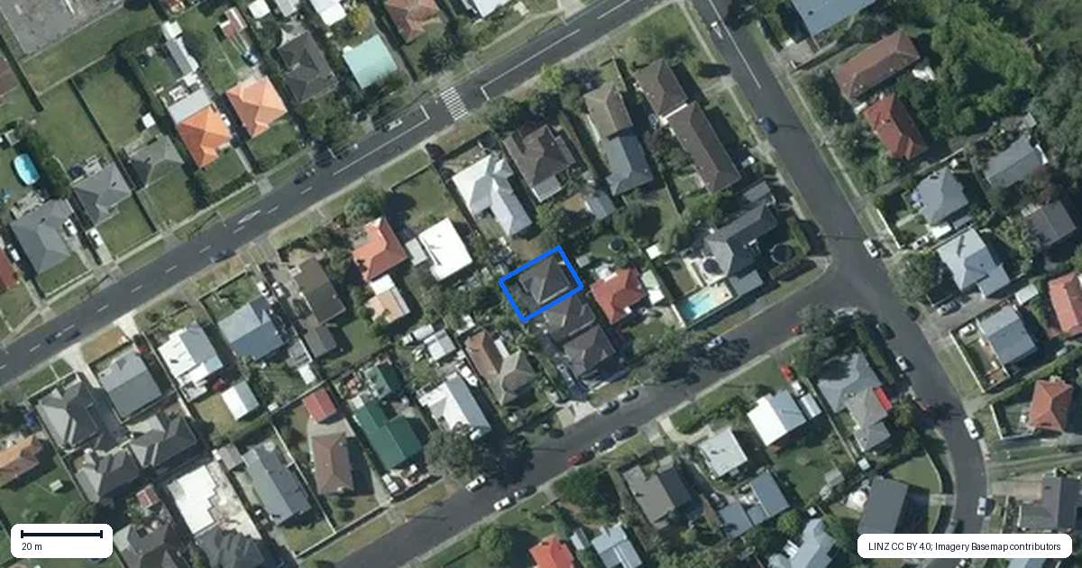 Property context map for 5C David Street, Bayswater, Auckland