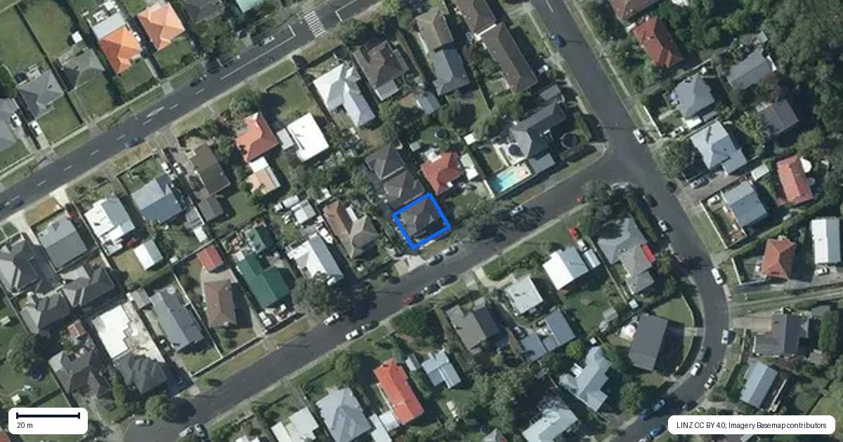Property context map for 5A David Street, Bayswater, Auckland