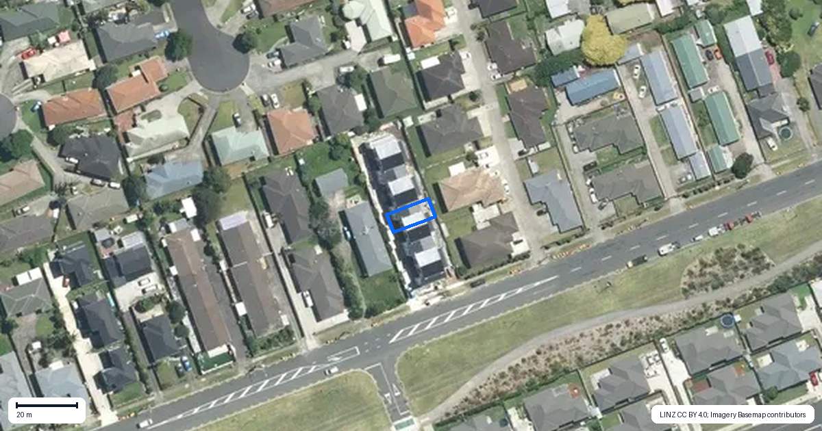 Property context map for 4/32 Airfield Road, Takanini, Auckland