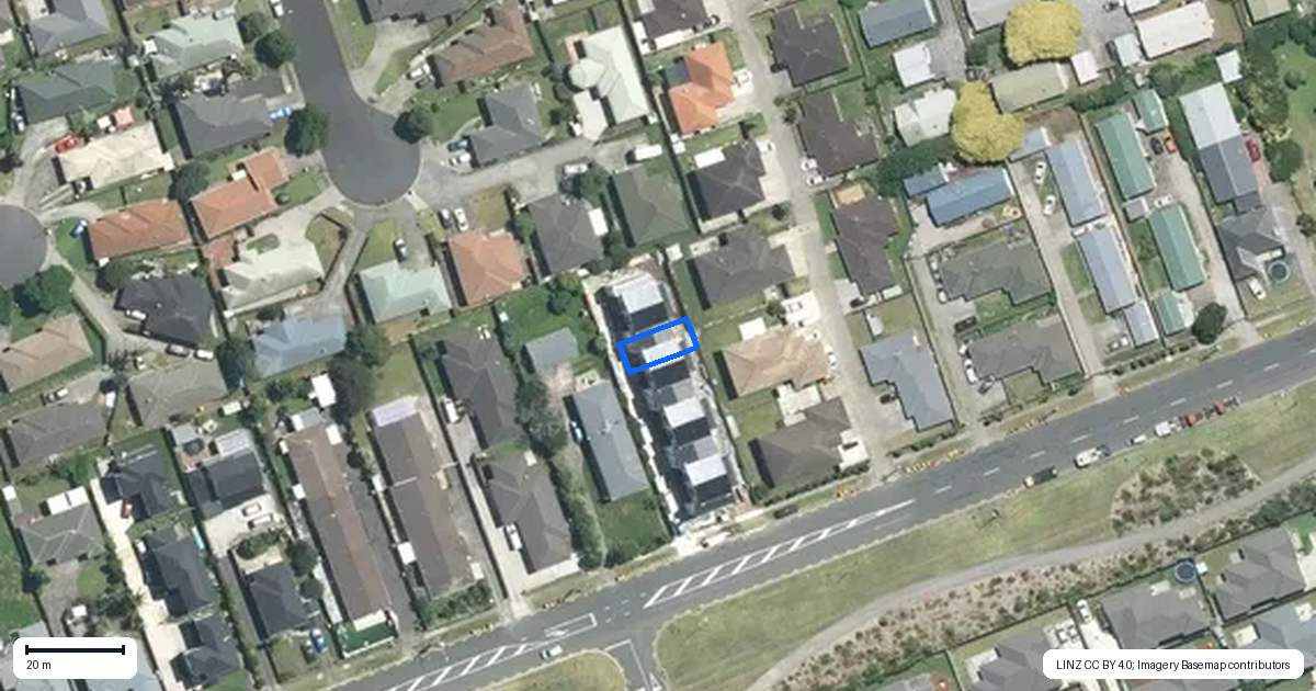 Property context map for 6/32 Airfield Road, Takanini, Auckland