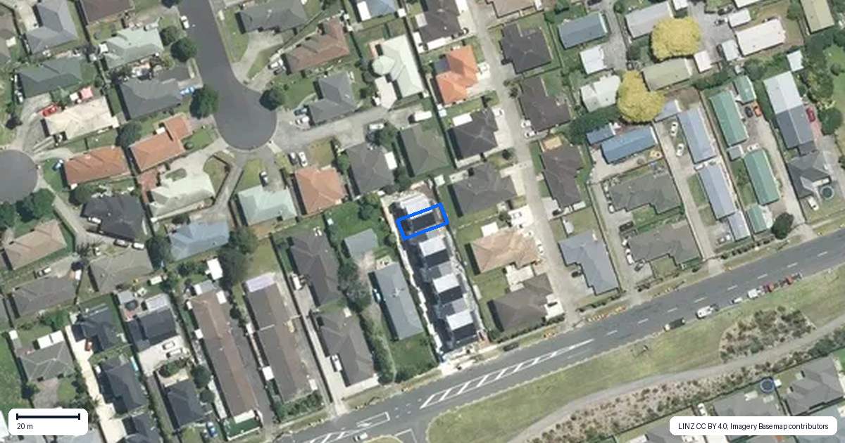Property context map for 7/32 Airfield Road, Takanini, Auckland