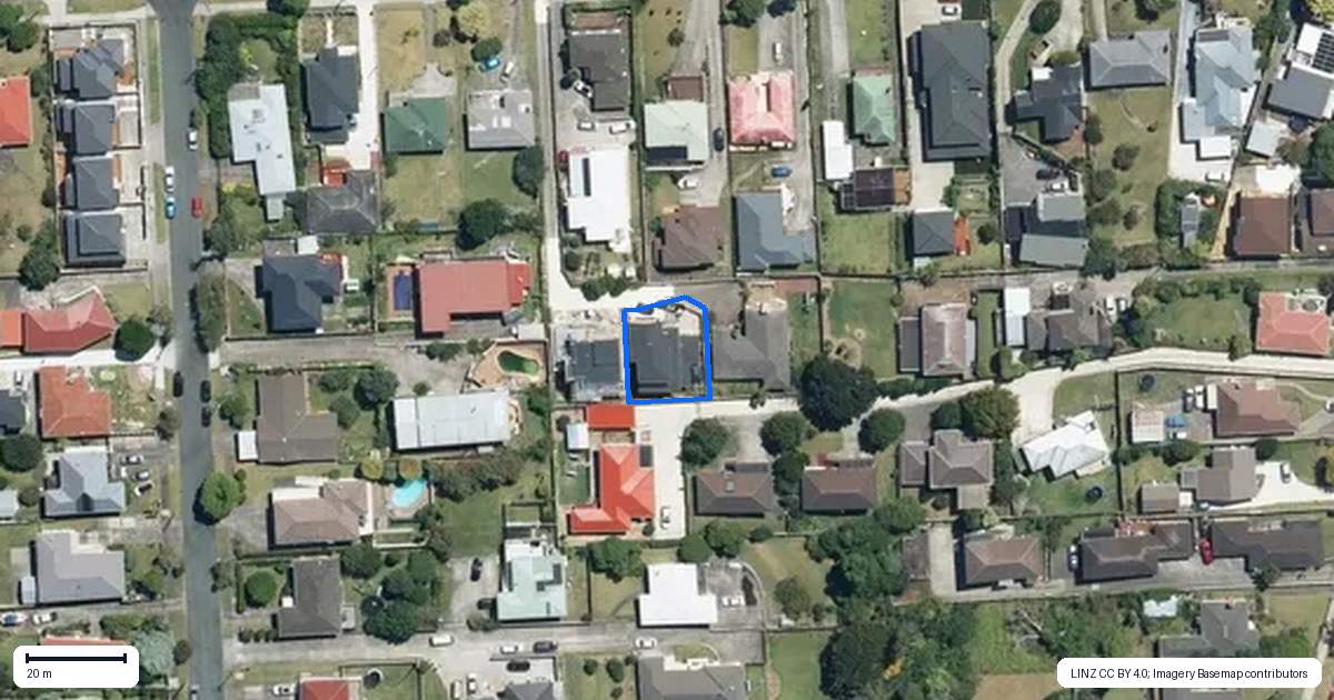Property context map for 103B Terry Street, Blockhouse Bay, Auckland
