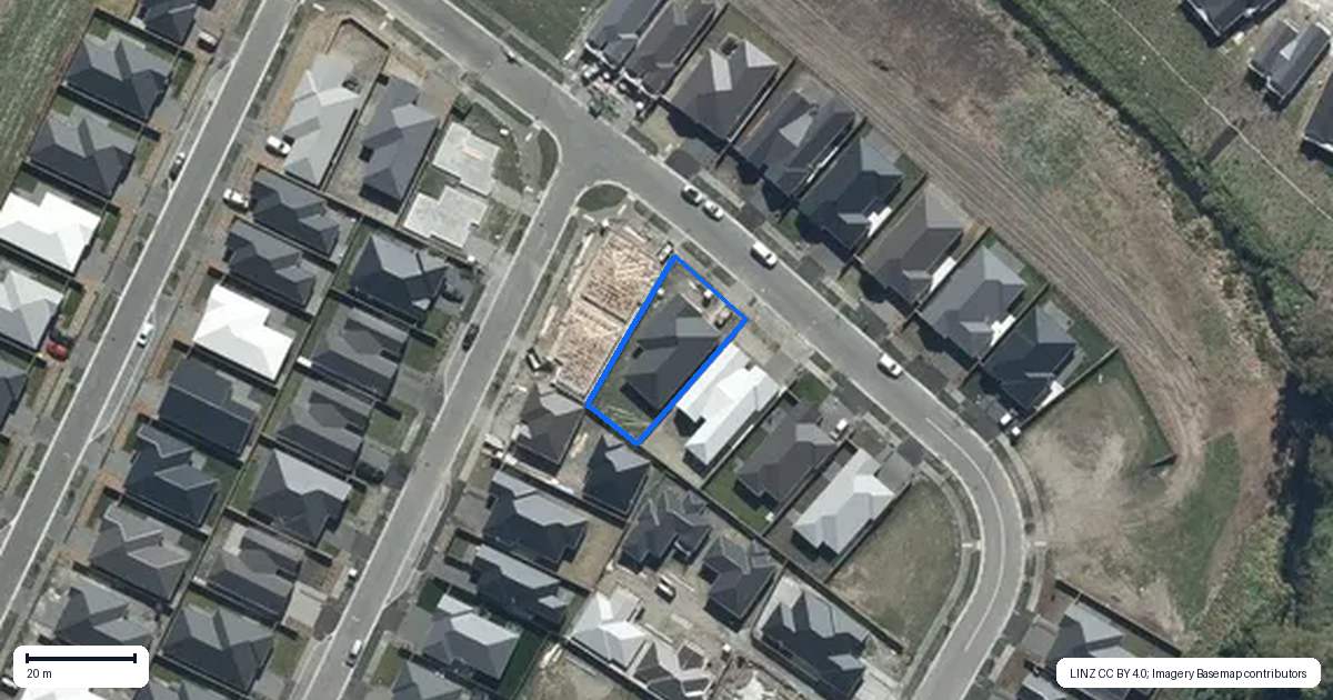 Property context map for 65 Bill Hammond Drive, Belfast, Christchurch