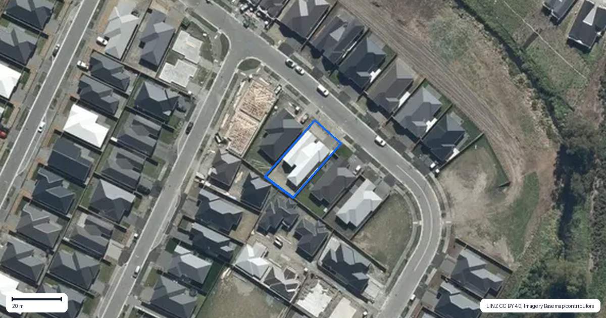 Property context map for 63 Bill Hammond Drive, Belfast, Christchurch