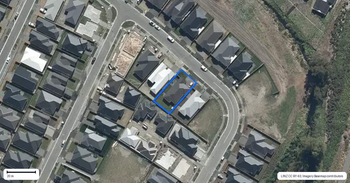 Property context map for 61 Bill Hammond Drive, Belfast, Christchurch