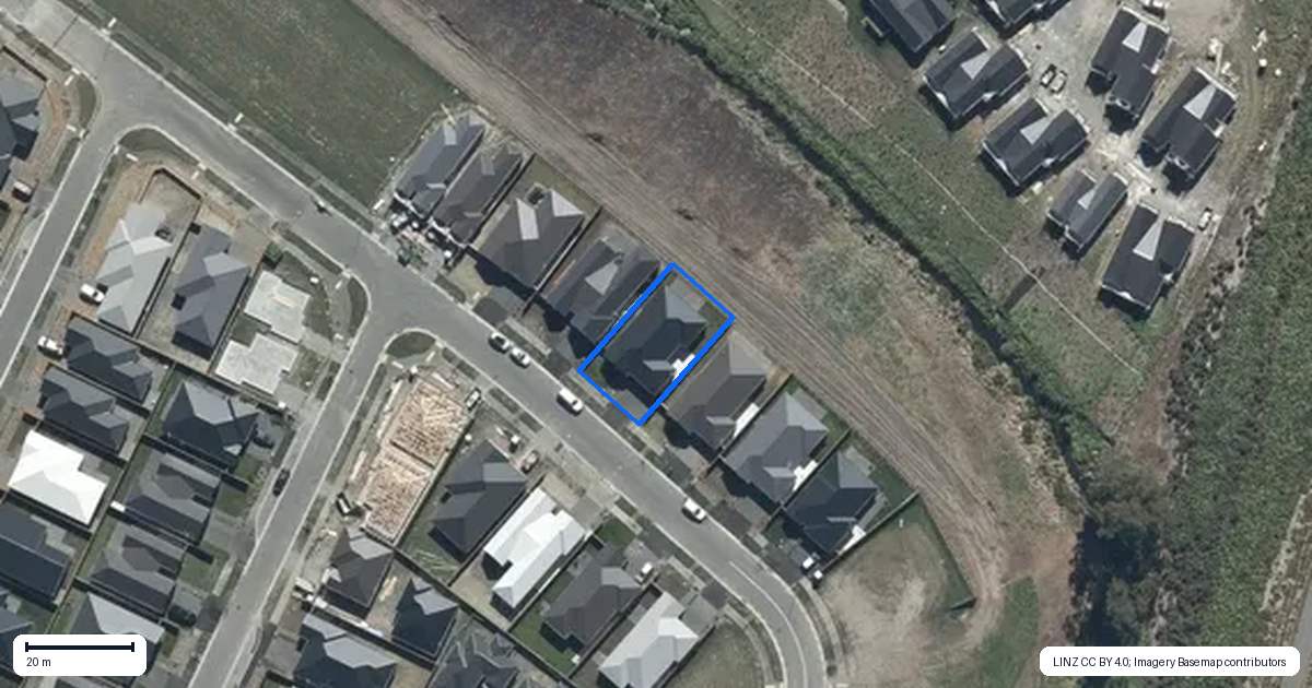 Property context map for 74 Bill Hammond Drive, Belfast, Christchurch
