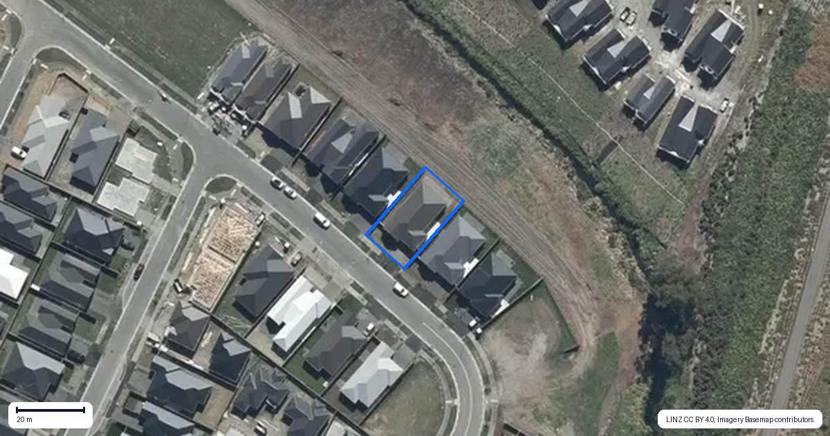 Property context map for 72 Bill Hammond Drive, Belfast, Christchurch