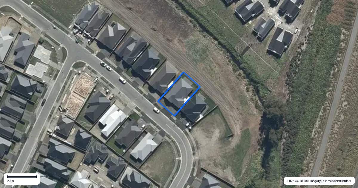 Property context map for 70 Bill Hammond Drive, Belfast, Christchurch