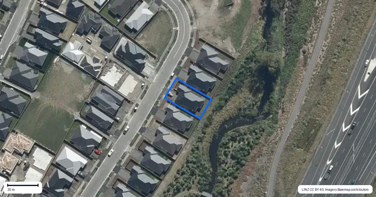 Property context map for 60 Bill Hammond Drive, Belfast, Christchurch