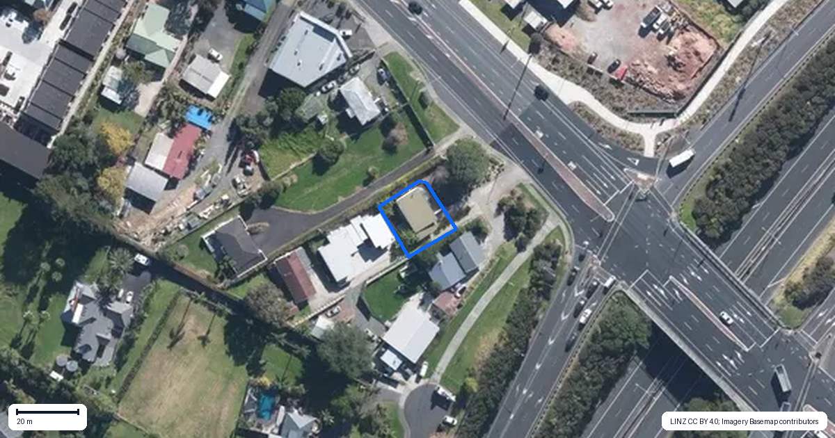 Property context map for 172 Albany Highway, Greenhithe, Auckland