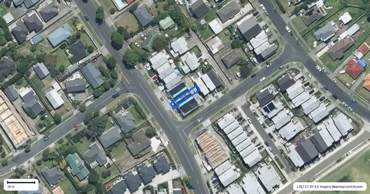 Property context map for 32D Elstree Avenue, Glen Innes, Auckland