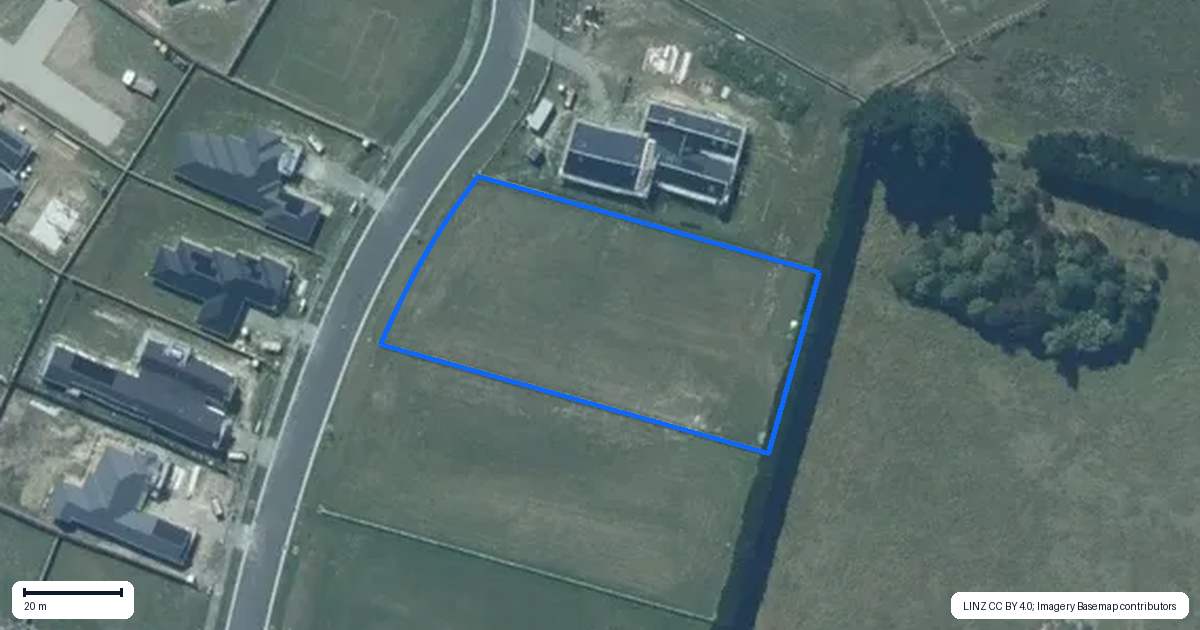 Property context map for 7 Panama Crescent, West Melton
