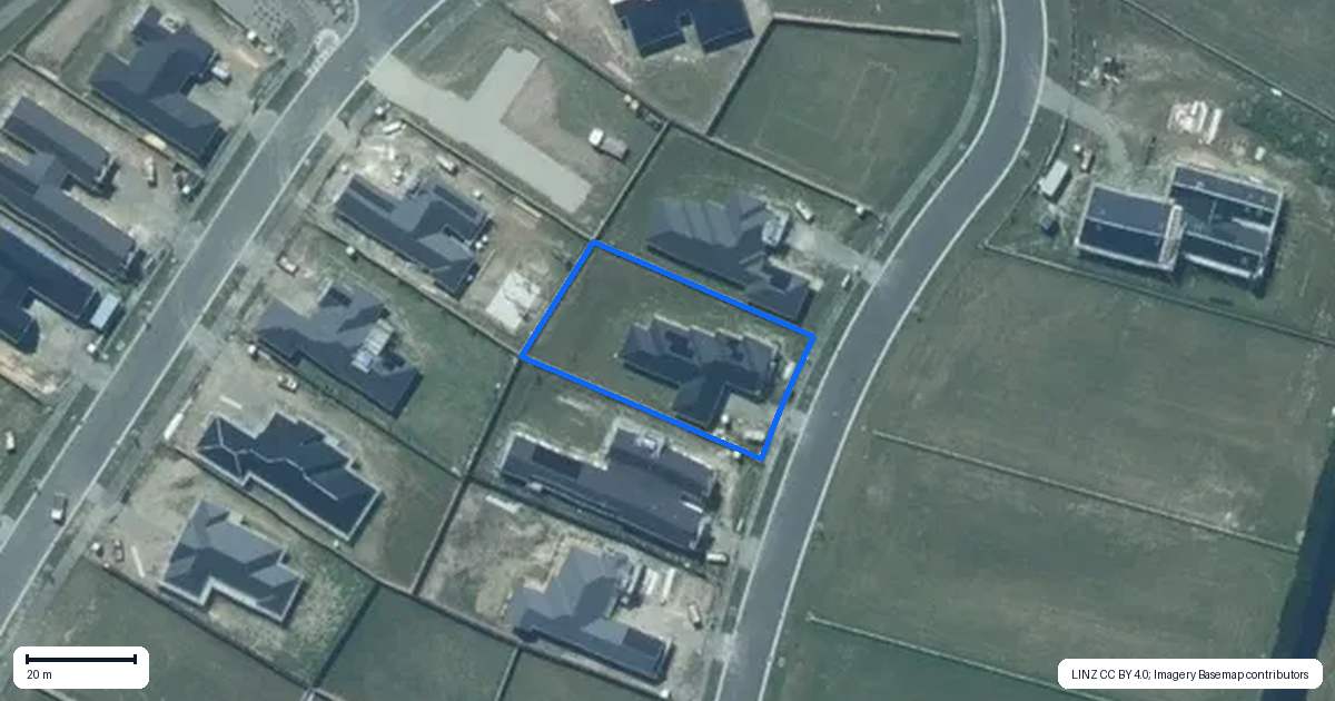 Property context map for 14 Panama Crescent, West Melton