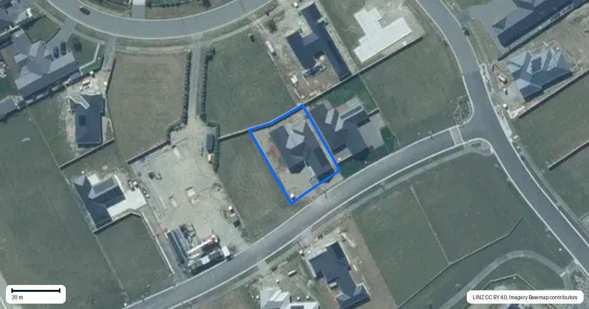 Property context map for 10 Dorper Road, West Melton