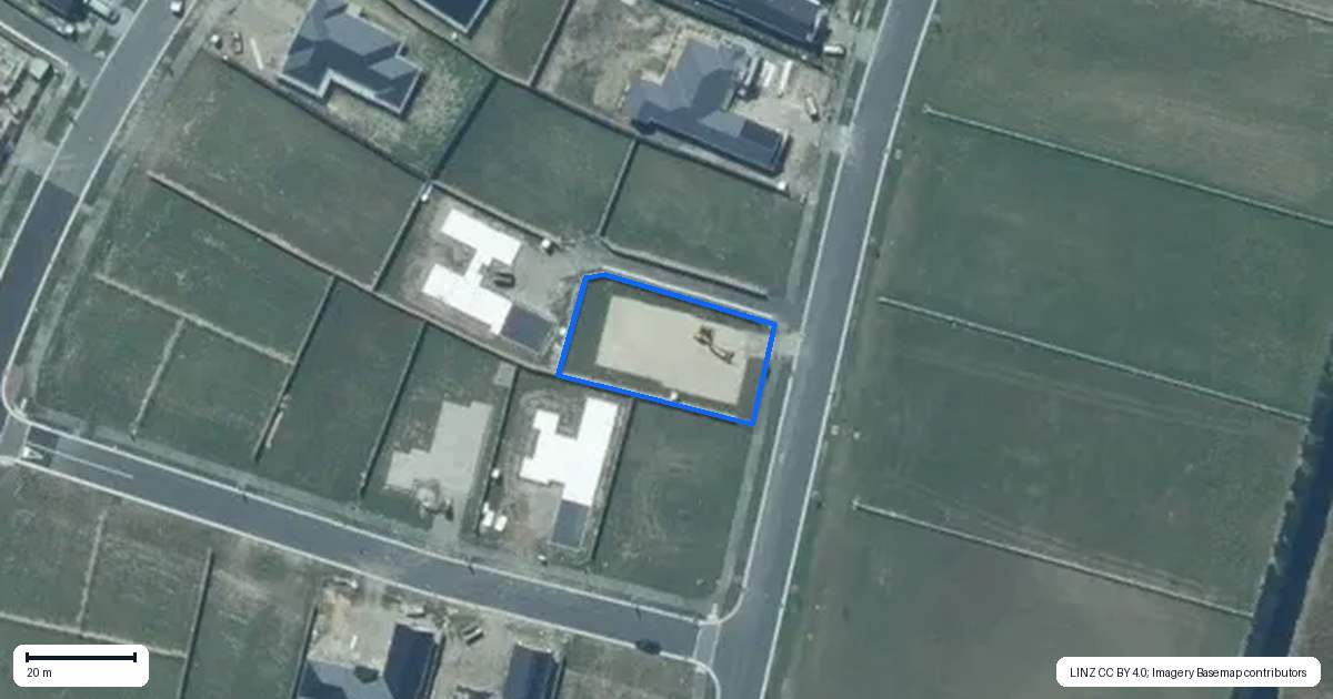 Property context map for 32 Panama Crescent, West Melton