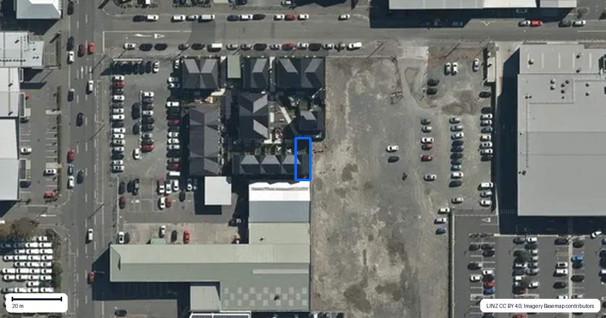 Property context map for 7/14 Wilmer Street, Christchurch Central, Christchurch