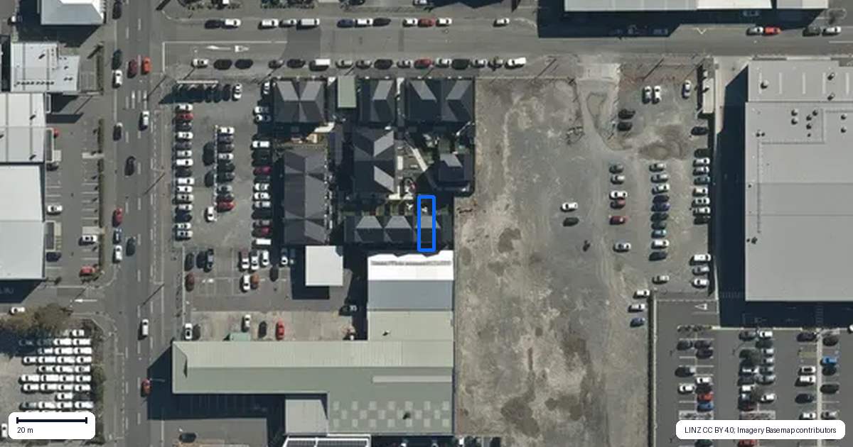 Property context map for 6/14 Wilmer Street, Christchurch Central, Christchurch